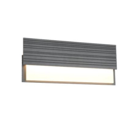 applique da parete a led trio mariza 10w 1100lm 3000k ip65 anthracite