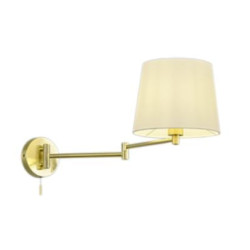 applique da parete a led trio lyon e27 60w ip20 ottone opaco [209100108]