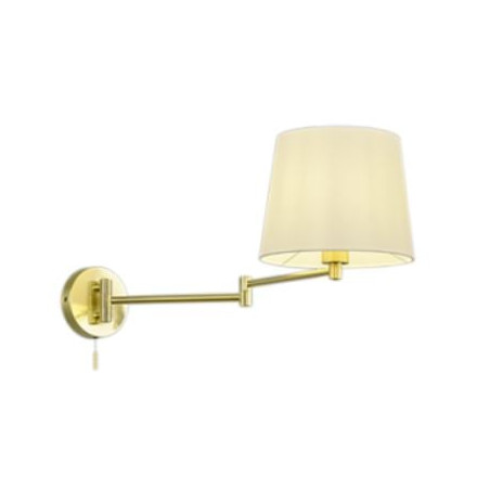 applique da parete a led trio lyon e27 60w ip20 ottone opaco [209100108]