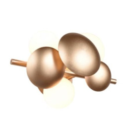 lampada da parete a led trio select bubble 3xg9 10w ip20 oro [217400379]