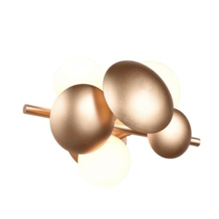 lampada da parete a led trio select bubble 3xg9 10w ip20 oro [217400379]