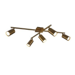 plafoniera trio marley 35w 5xgu10 ottone [612400504]