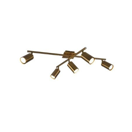 plafoniera trio marley 35w 5xgu10 ottone [612400504]