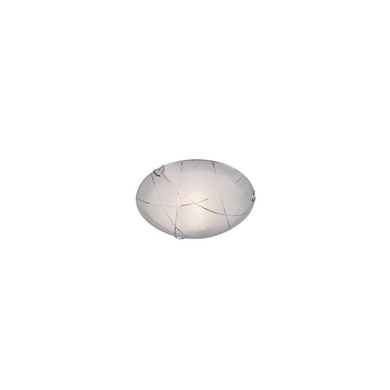 plafoniera a led trio sandrina e27 ip20 40w bianco [601200100]