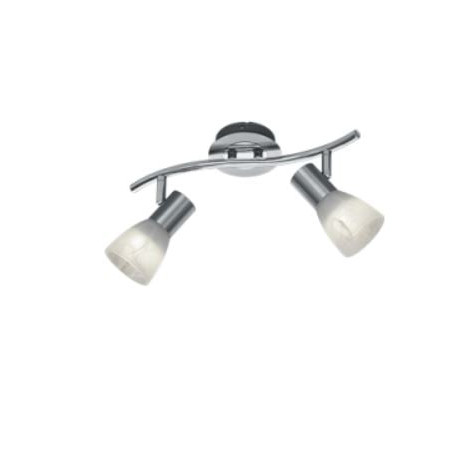 plafoniera a led trio levisto e14 3000k ip20 470lm 4.9w nichel/alabastro