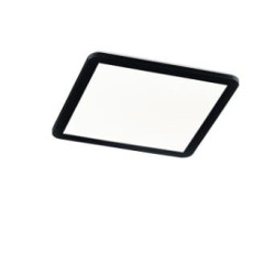 plafoniera a led trio camilla 22w 3000k ip44 2700lm bianco/nero opaco