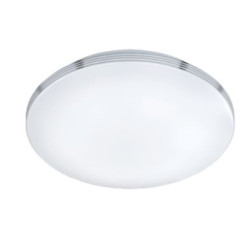 plafoniera a led trio apart 22w 3000k ip44 2500lm bianco cromo [659412406]