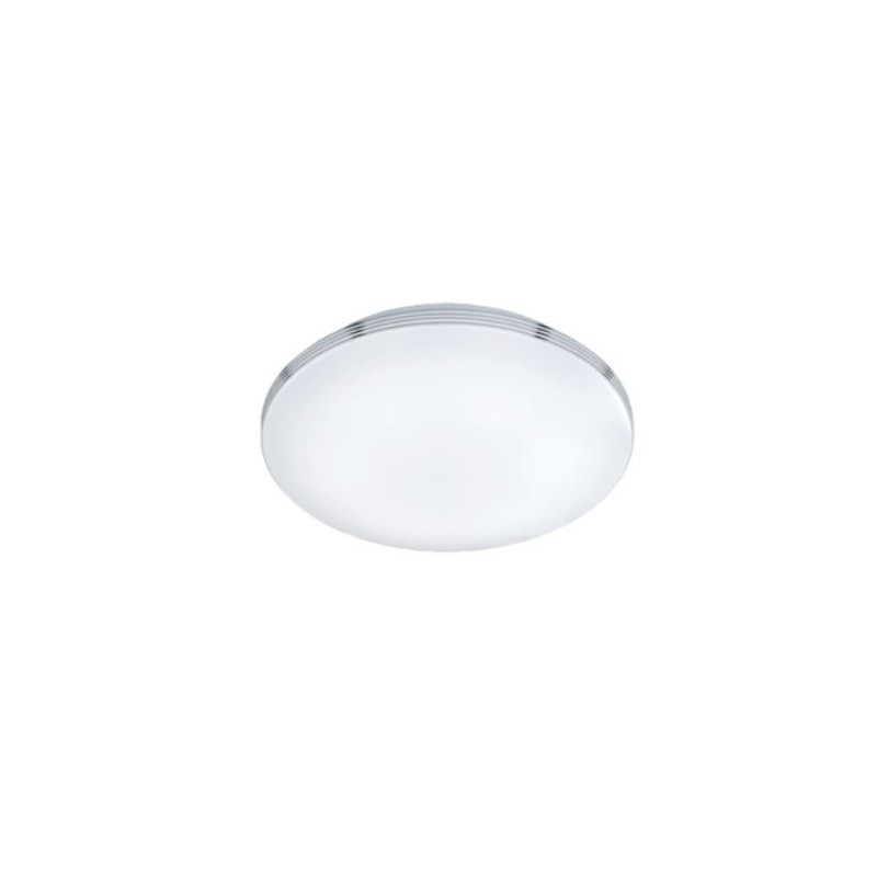 plafoniera a led trio apart 22w 3000k ip44 2500lm bianco cromo [659412406]