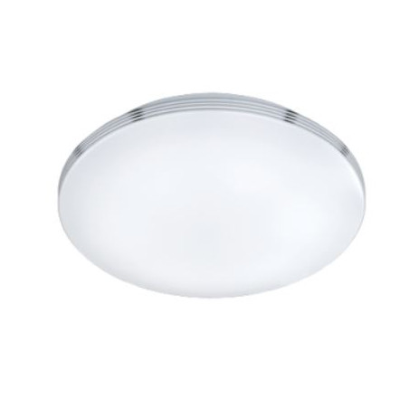 plafoniera a led trio apart 22w 3000k ip44 2500lm bianco cromo [659412406]