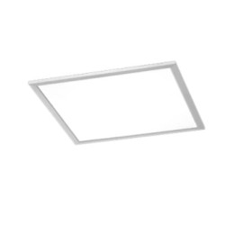 plafoniera a led trio phoenix 3000k ip20 26w 3000lm 45x45cm nichel