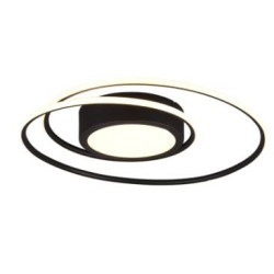 plafoniera a led trio yava 56w 2700-6000k ip20 6800lm con telecomando