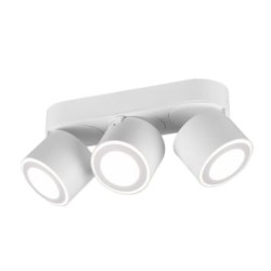 plafoniera a led trio taurus 3x450lm 5w 3000k ip20 bianco opaco [652910331]
