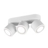 plafoniera a led trio taurus 3x450lm 5w 3000k ip20 bianco opaco [652910331]