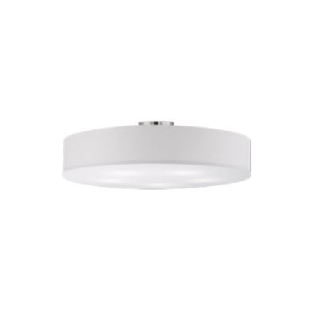 plafoniera a led trio hotel 5xe27 ip20 60w tessuto bianco [603900501]