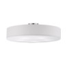 plafoniera a led trio hotel 5xe27 ip20 60w tessuto bianco [603900501]