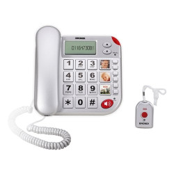 Telefono fisso brondi super bravo plus bianco