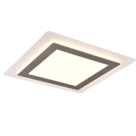 plafoniera a led trio morgan quadrata dimmerabile cct 46w ip20 2700-6500k