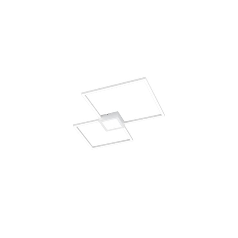 plafoniera a led trio hydra dal design geometrico 3200lm 28w 4000k