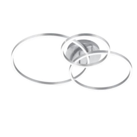 lampada da soffitto a led trio winona rgb dimmerabile con telecomando