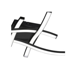 plafoniera a led trio route iv 4x5w ip20 nera [r62474132]