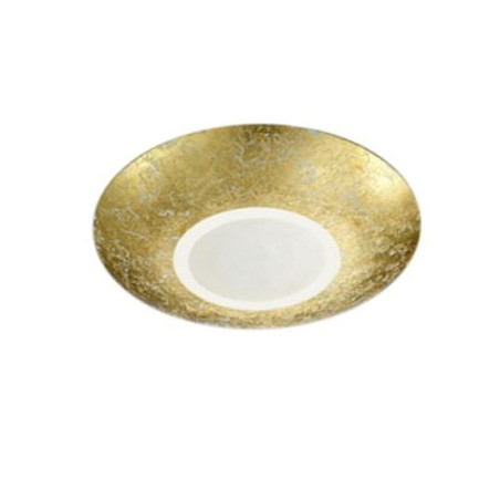 lampada da soffitto a led trio chiros 12w ip20 3000k 1280lm oro [624110279]