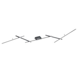 plafoniera a led trio arvin con telecomando 22w 2600lm ip20 2700-6500k