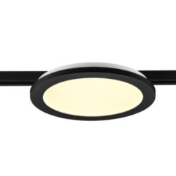 plafoniera a led trio duoline rotonda 13w 1400lm ip20 3000k nero