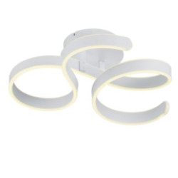 plafoniera a led trio francis 40w 4650lm 3000k ip20 4650lm bianco