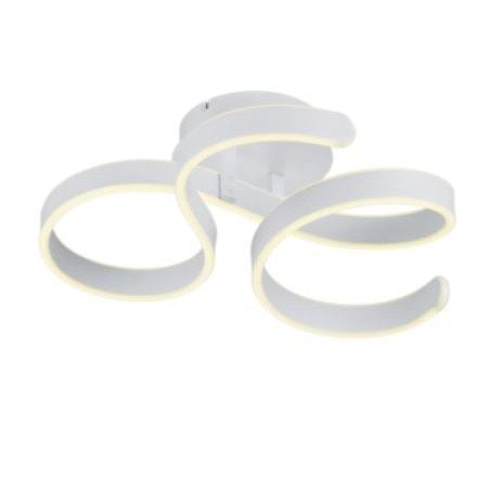 plafoniera a led trio francis 40w 4650lm 3000k ip20 4650lm bianco