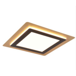 plafoniera led trio morgan 46w ip20 6000lm 2700-6500k nero/oro