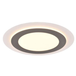 plafoniera a led trio morgan 42w 5600lm ip20 2700-6500k nichel