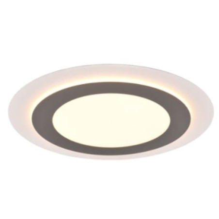 plafoniera a led trio morgan 42w 5600lm ip20 2700-6500k nichel
