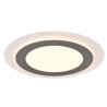 plafoniera a led trio morgan 42w 5600lm ip20 2700-6500k nichel