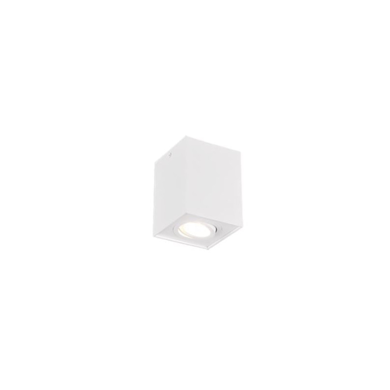 lampada da soffitto a led trio biscuit gu10 35w ip20 bianco opaco