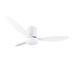 ventilatore da soffitto trio goteborg dimmerabile ip20 cct bianco
