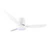 ventilatore da soffitto trio goteborg dimmerabile ip20 cct bianco