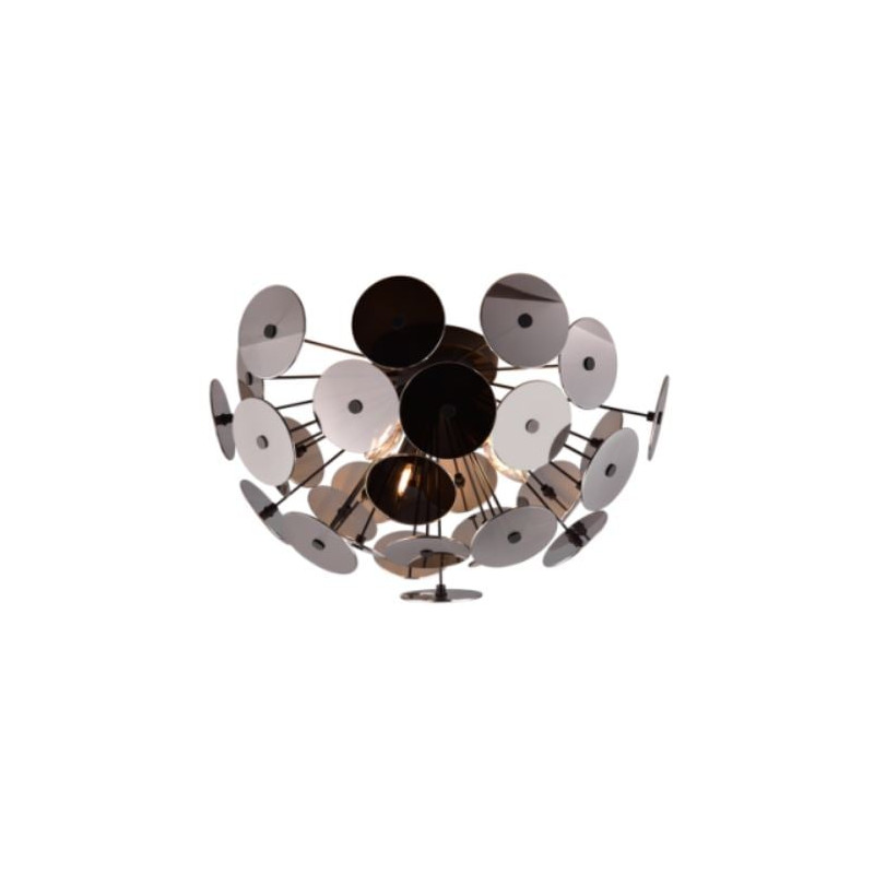 plafoniera a led trio discalgo 3xe14 40w cromato [609900357]