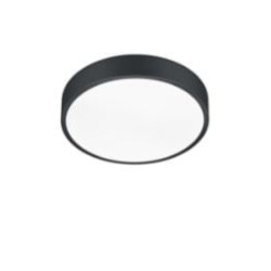 plafoniera trio waco 28w 3200lm nero opaco [627413032]