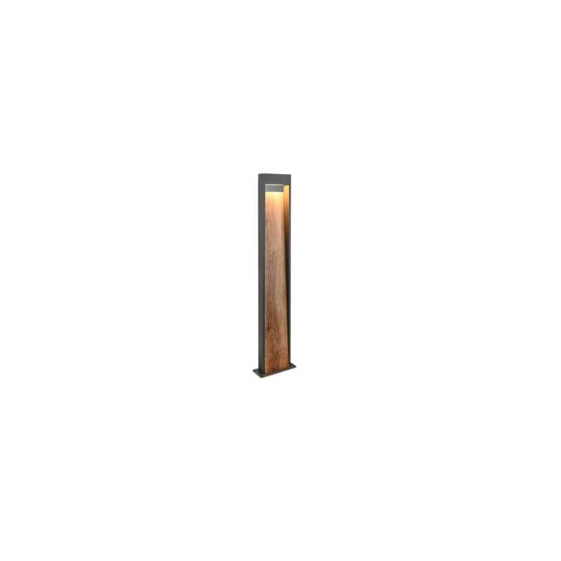 paletto a led trio salmon 11w 1200lm legno [446960135]