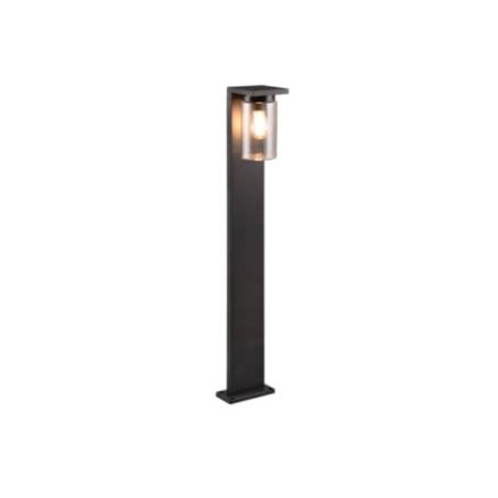 lampada da terra trio ardila con sensore crepuscolare 40w e27 nero