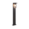 lampada da terra trio ardila con sensore crepuscolare 40w e27 nero