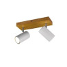 faretto da soffitto trio marley 35w 2xgu10 bianco opaco [812400231]