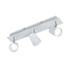 faretto da soffitto trio narcos 3x6.5w 600lm bianco opaco [873110331]
