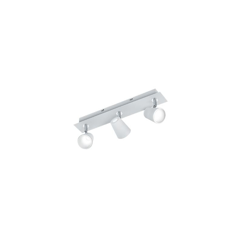 faretto da soffitto trio narcos 3x6.5w 600lm bianco opaco [873110331]