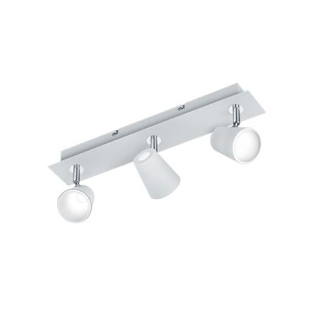 faretto da soffitto trio narcos 3x6.5w 600lm bianco opaco [873110331]