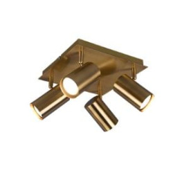 faretto da soffitto trio marley 35w 4xgu10 ottone [802430404]