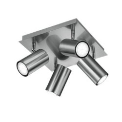 faretto da soffitto trio marley 35w 4xgu10 nichel opaco [802430407]