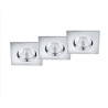 faretto led trio zagros 3x5.5w 345lm cromo [650610306]