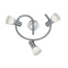 faretto led trio levisto 470lm 3xe14 nichel opaco [871090307]