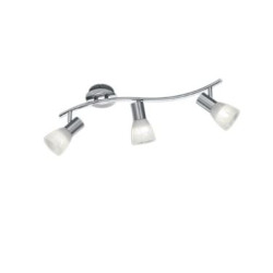 faretto led trio levisto 4.9w 470lm 3xe14 nichel opaco [871010307]
